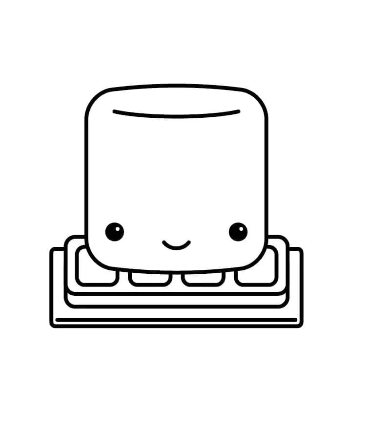 Essen Kawaii Guimauve