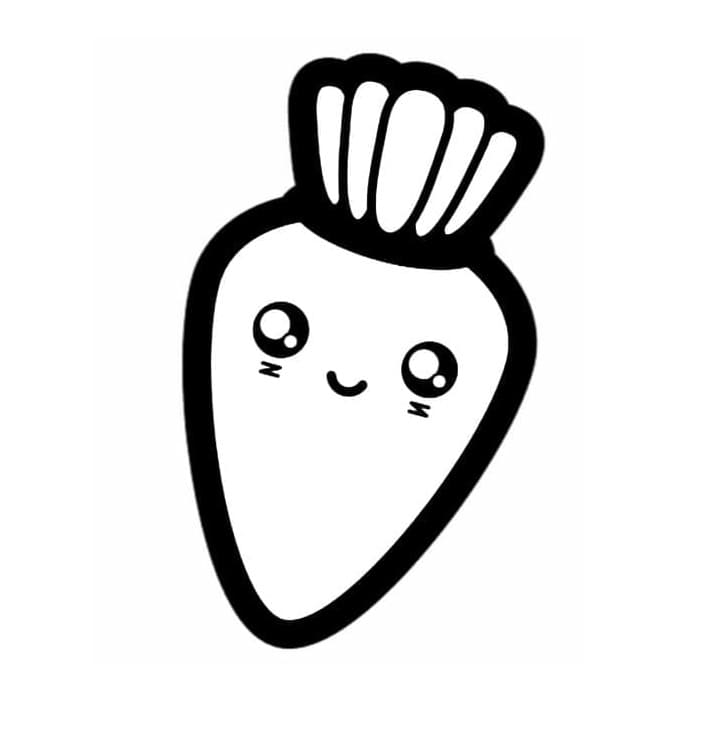 Essen Kawaii Karotte