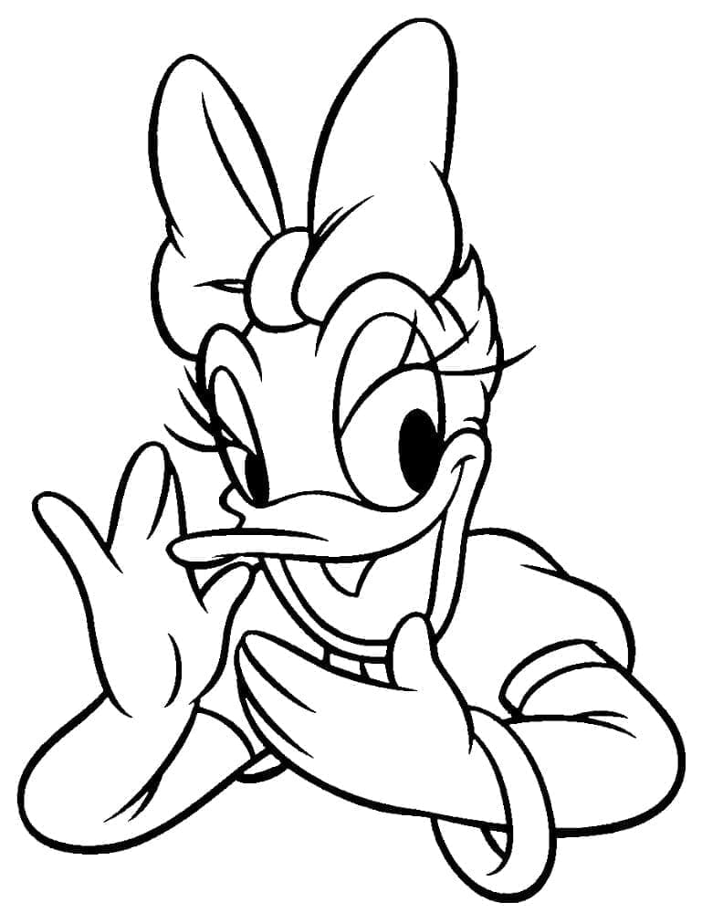 Karikatur Daisy Duck