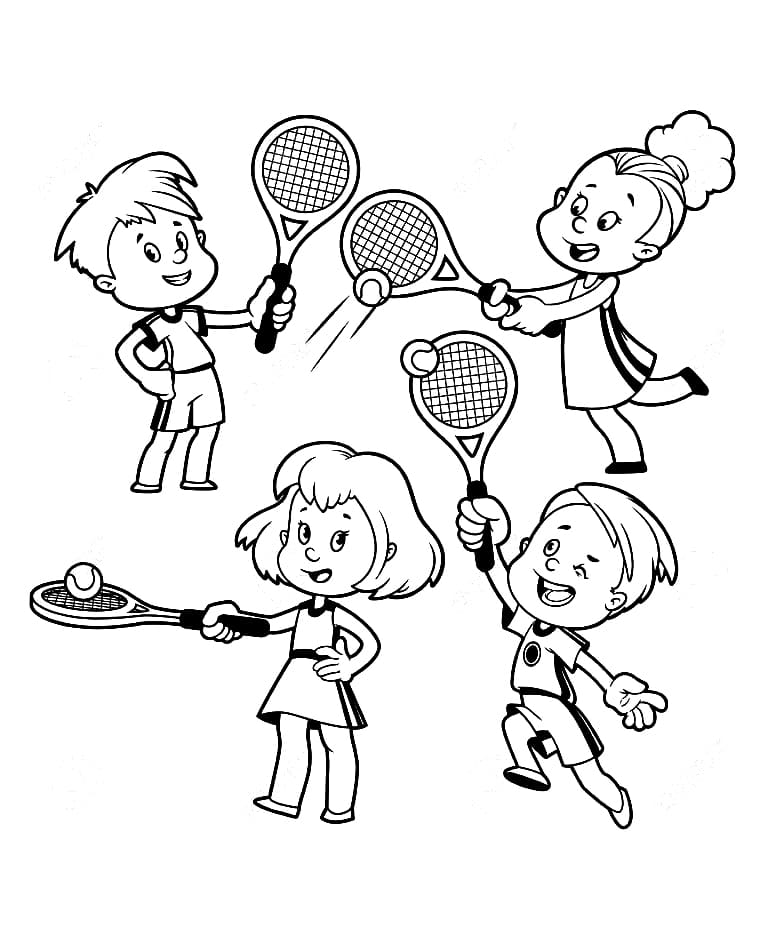 Kinder und Tennis gratis