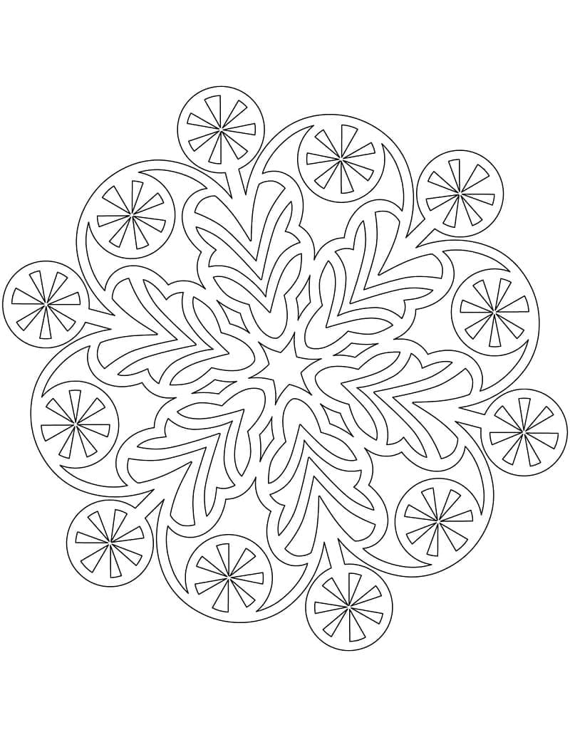 Lutscher Schneeflocken