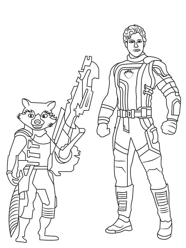 Rocket und Star Lord