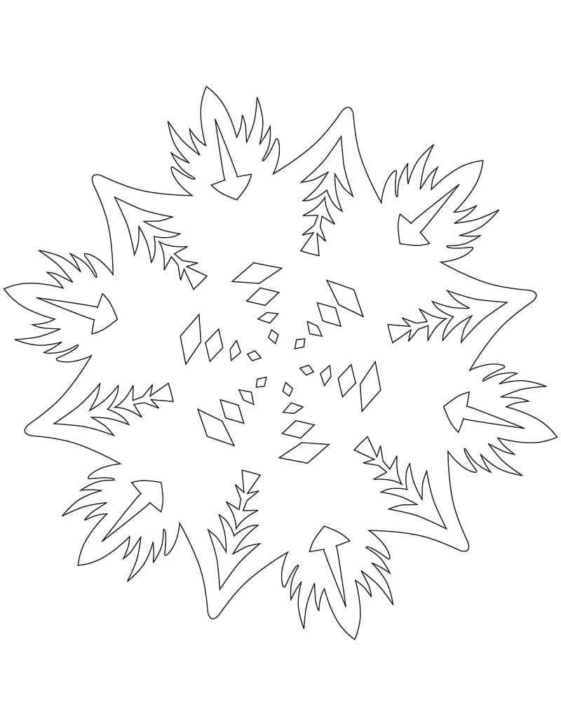 Schneeflocken abstrakt