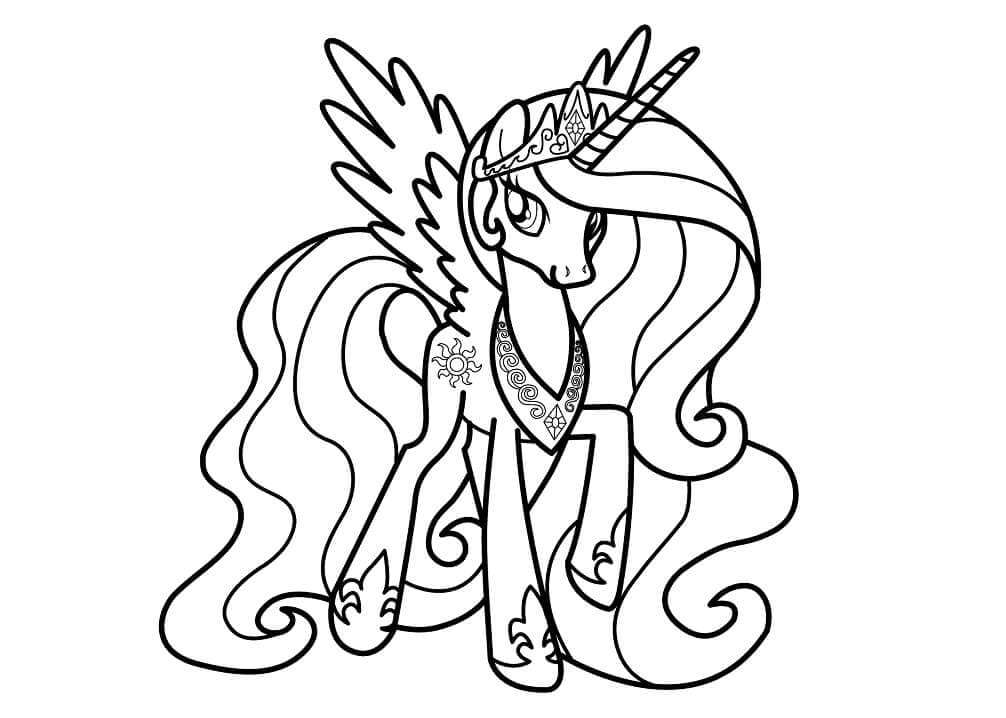 Schöne Prinzessin Celestia 2
