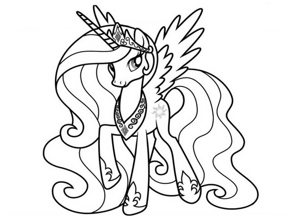 Schönes Bild von Prinzessin Celestia