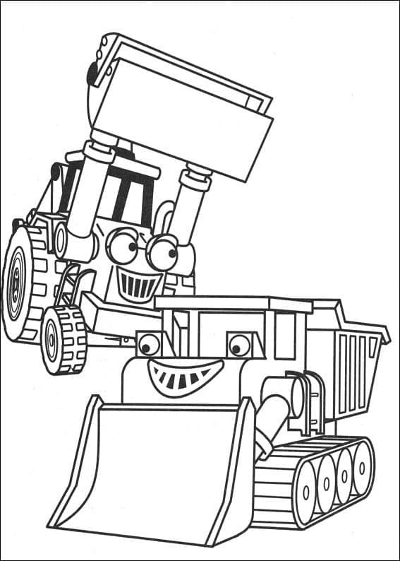 Scoup und Ben von Bob der Baumeister