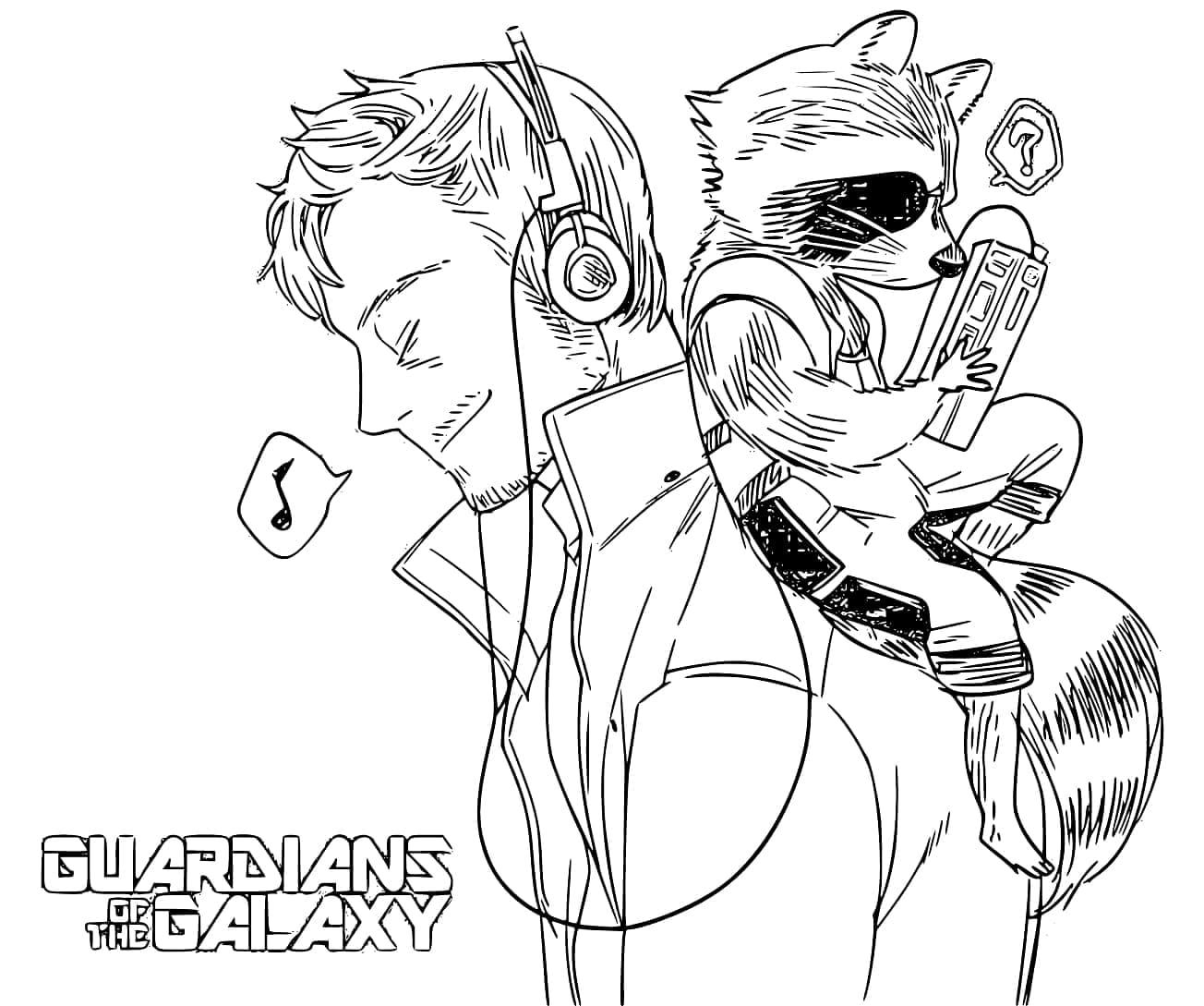 Star Lord und Rocket