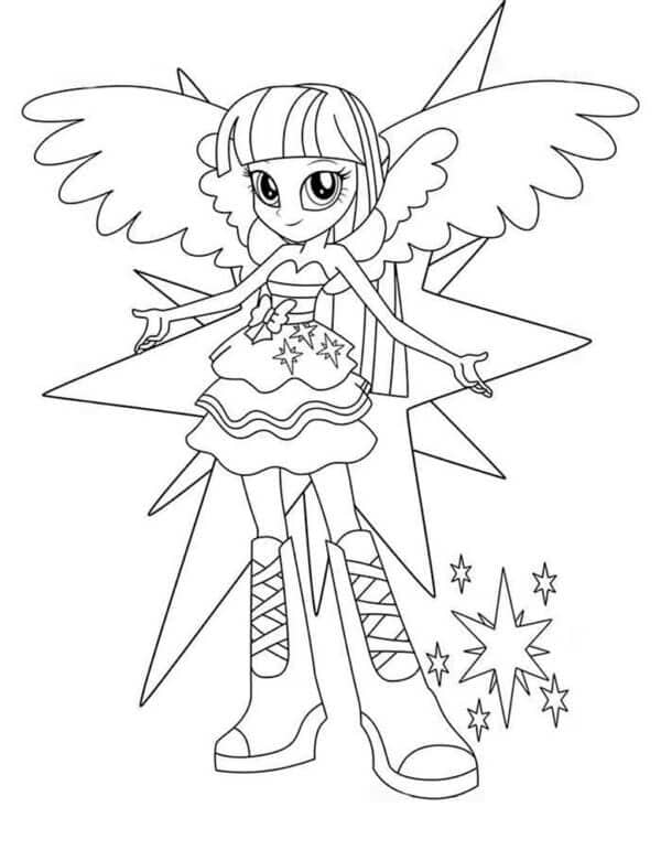 Star Sparkle ist eine gute Schülerin