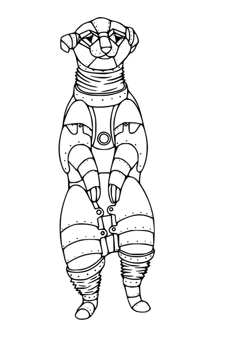 Steampunk Erdmännchen