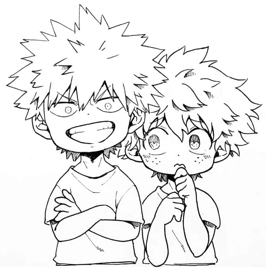 Süßer Bakugo und Midoriya