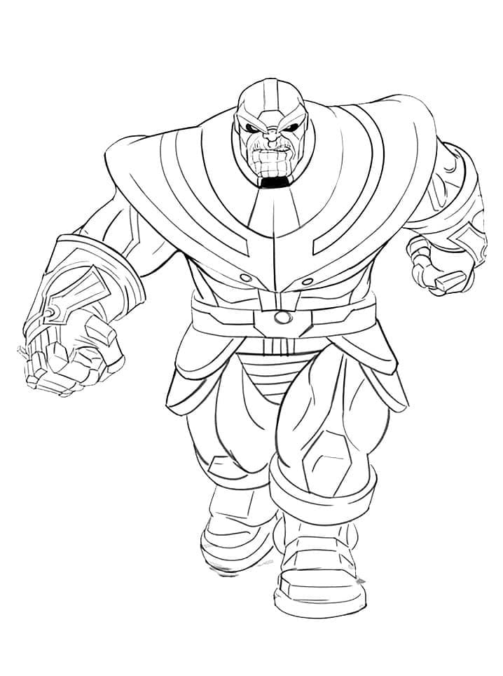 Thanos kostenlos ausdrucken