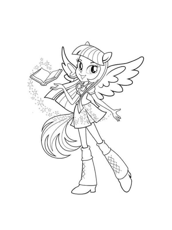 Twilight Sparkle liebt es, Bücher zu lesen