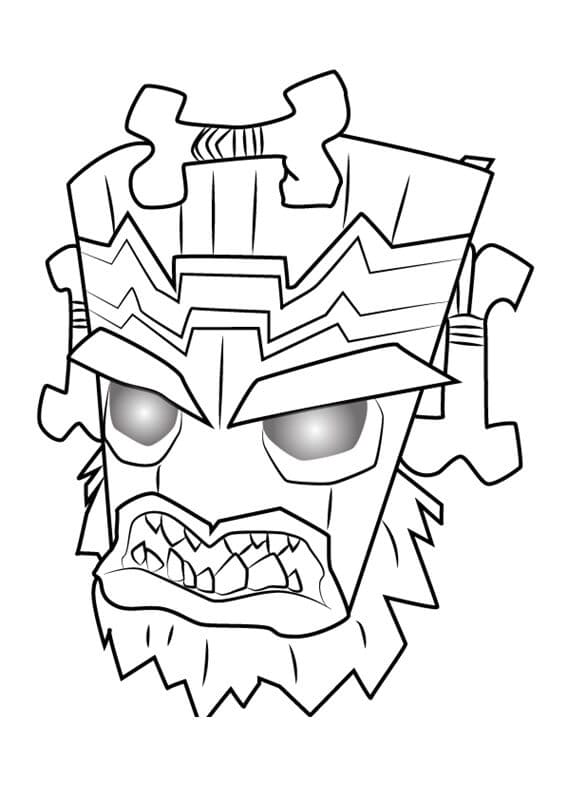 Uka Uka from Crash Bandicoot