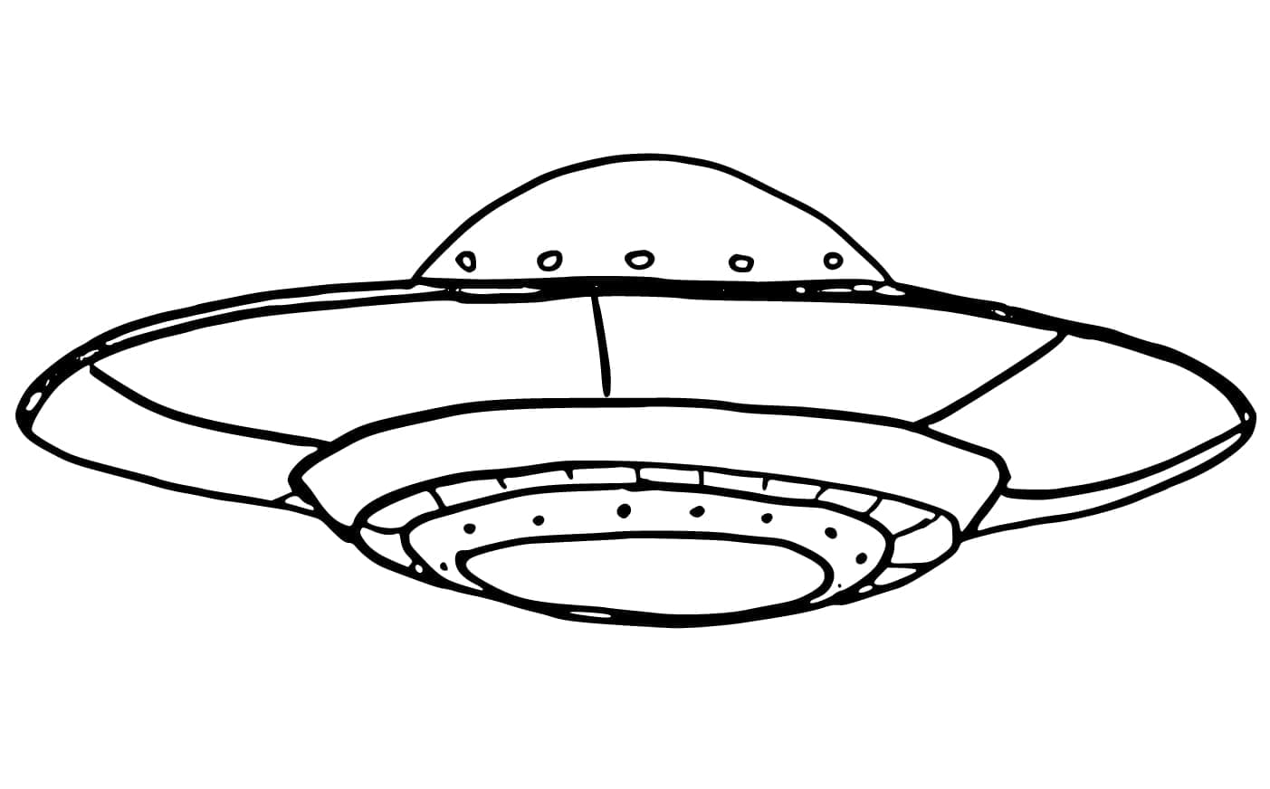 Zeichnung eines UFOs