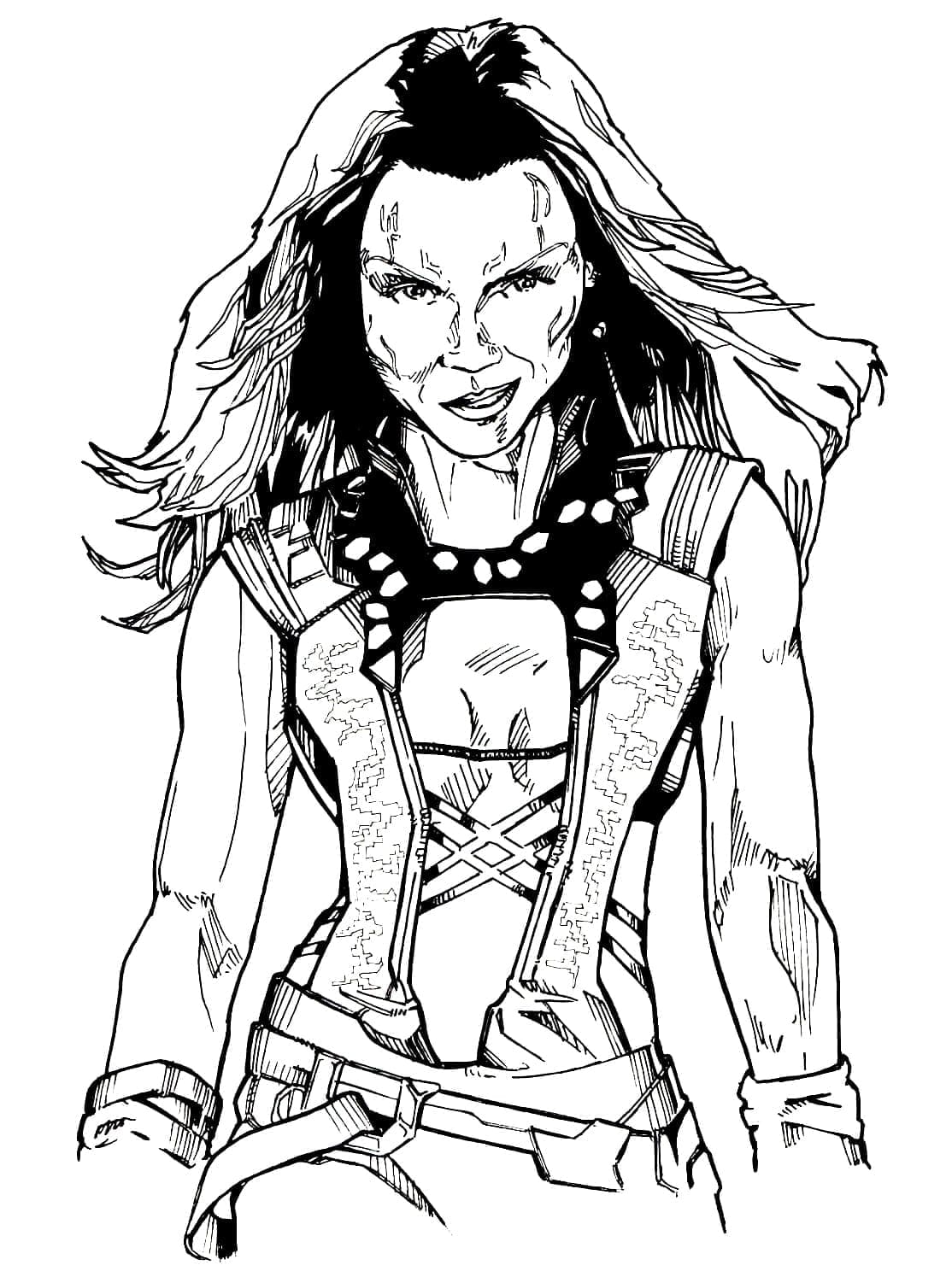 Zeichnung von Gamora