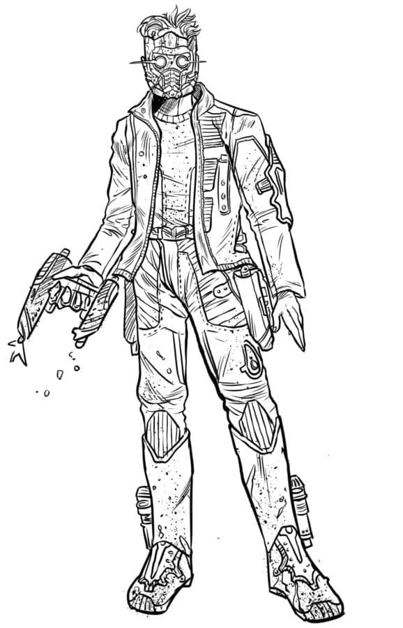 Zeichnung von Star Lord