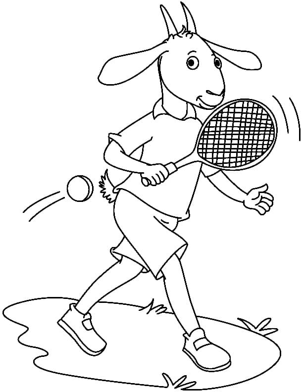 Coloriage Tennis