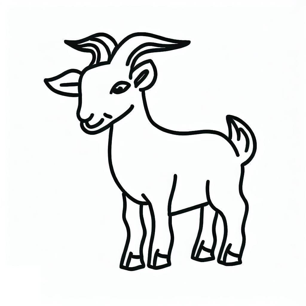 Ziegen zum Ausdrucken für Kinder