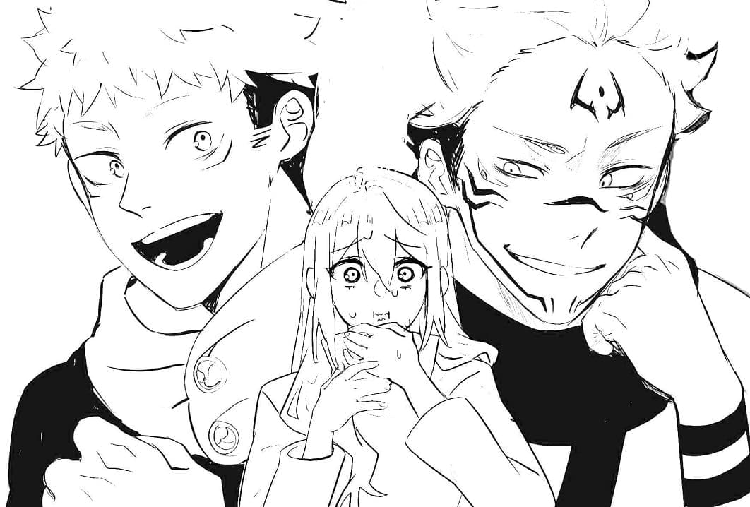 Druckbar Jujutsu Kaisen