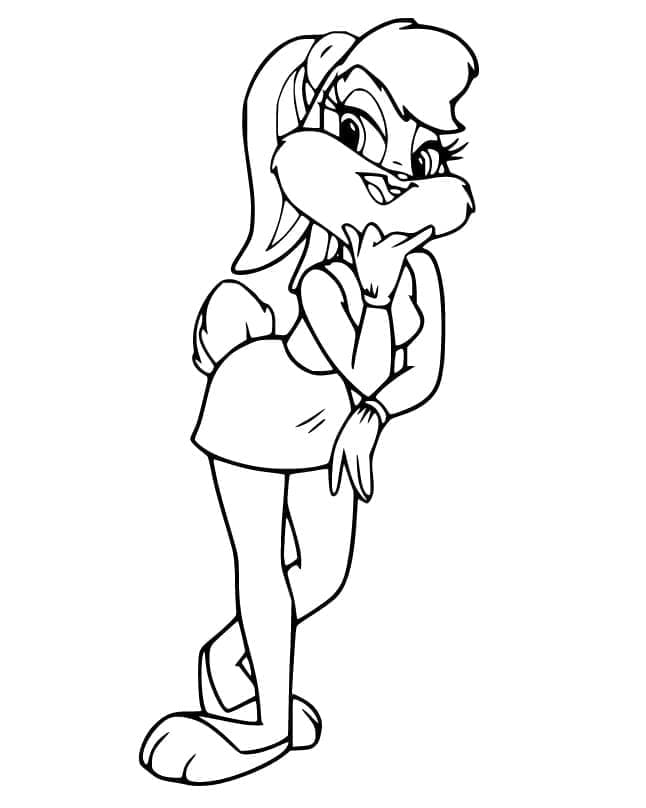 Glückliches Lola Bunny