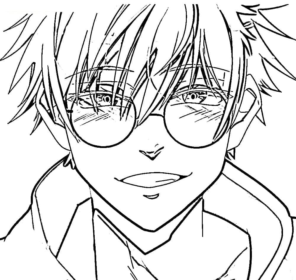 Gojo Satoru in Anime Jujutsu Kaisen