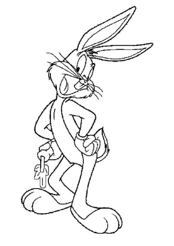 Kostenlos ausdruckbarer Bugs Bunny