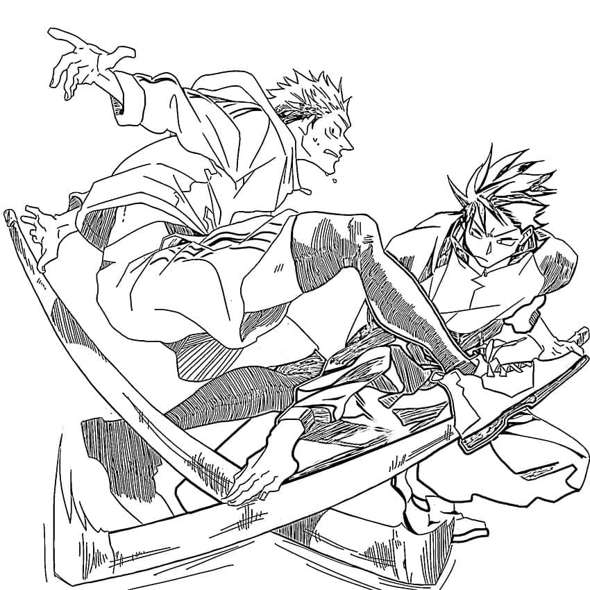 Kostenlos ausdrucken Jujutsu Kaisen