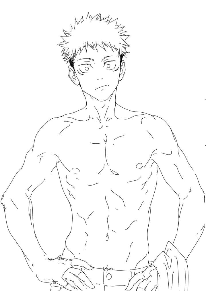 Kostenlos ausdrucken Yuji Itadori