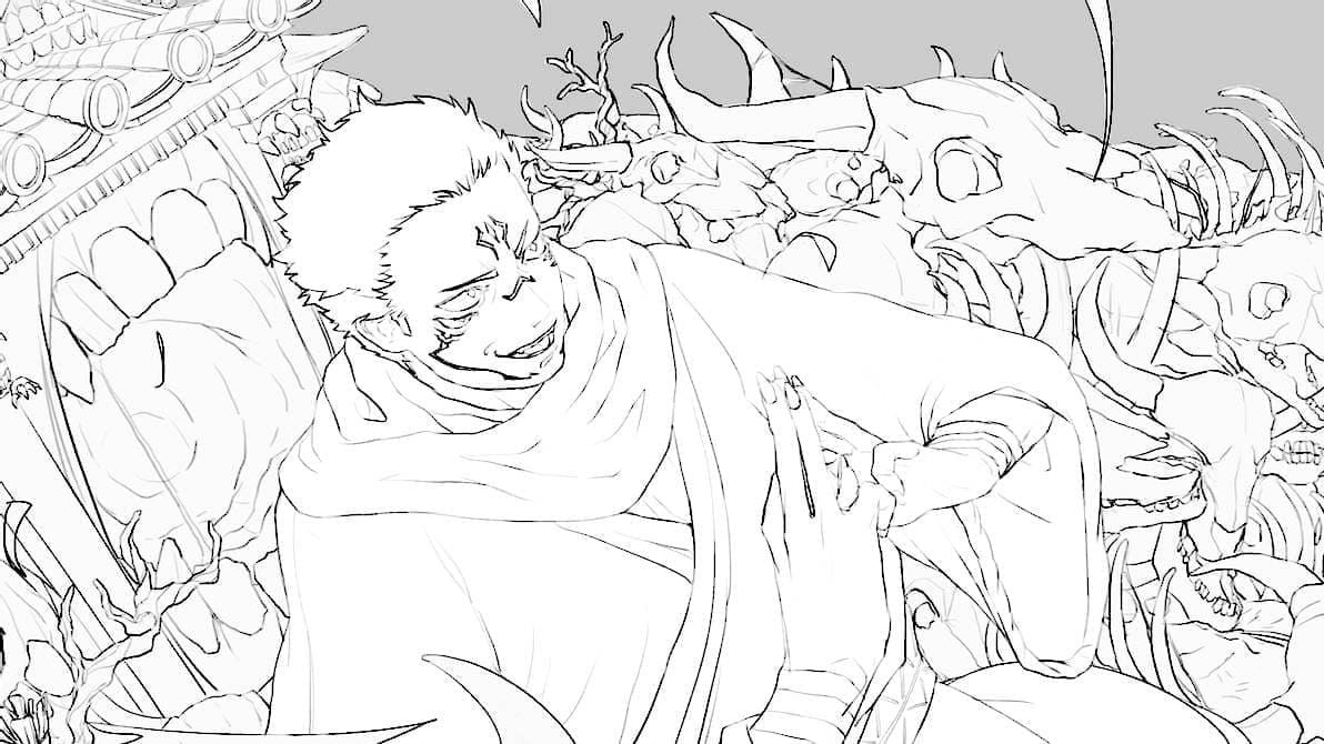 Sukuna aus Jujutsu Kaisen