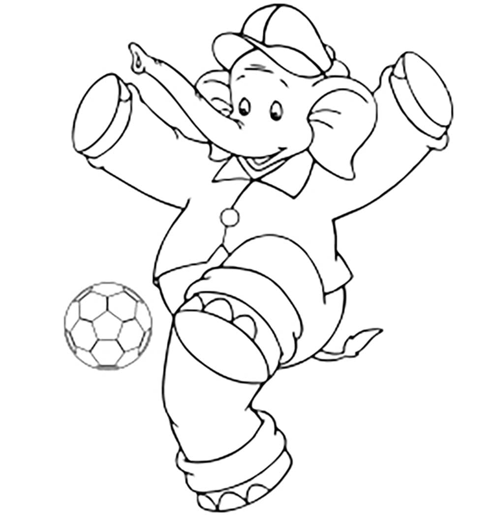 Benjamin Blümchen ausmalbilder