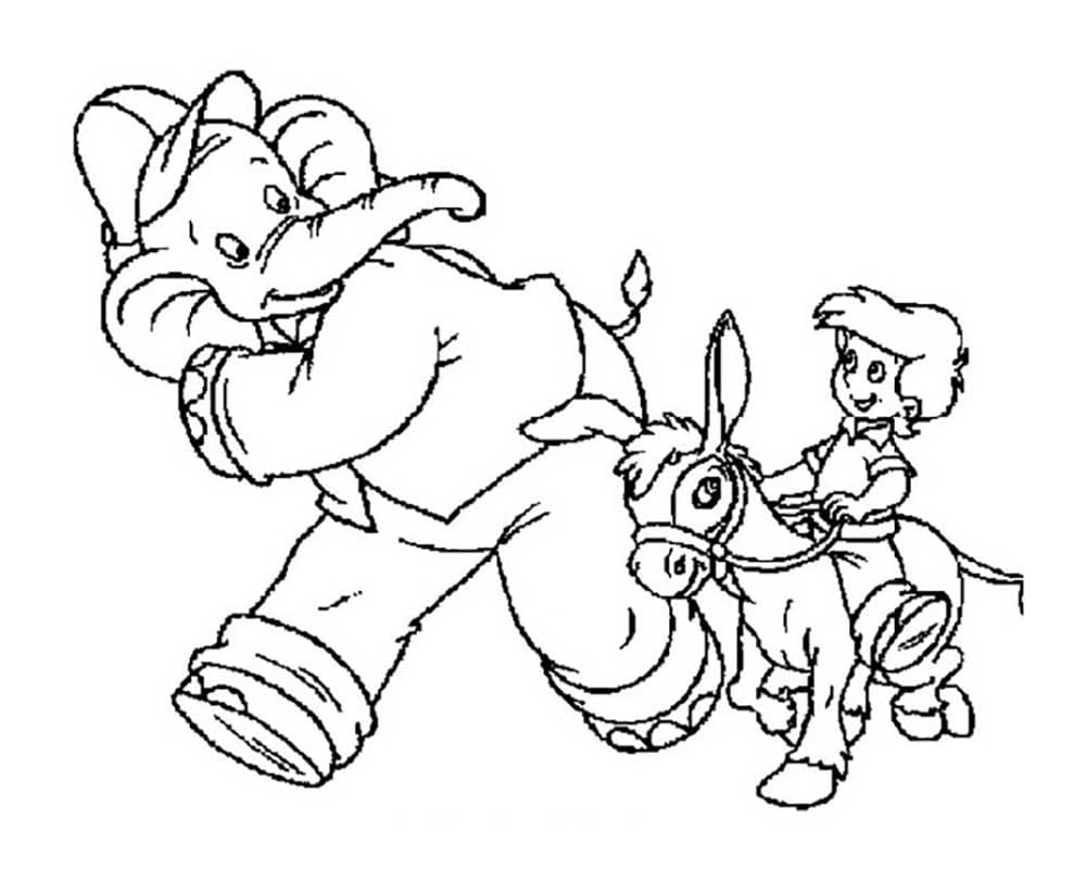 Benjamin Blümchen und der Junge