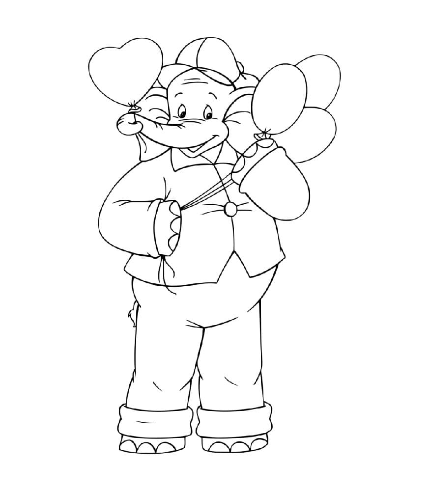 Benjamin Blümchen und Luftballons