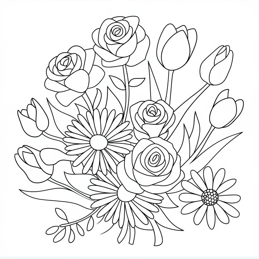 Kostenloser frischer Blumenstrauß