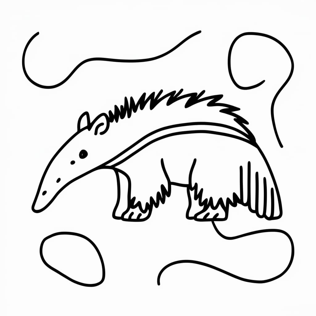 Ameisenbär einfach