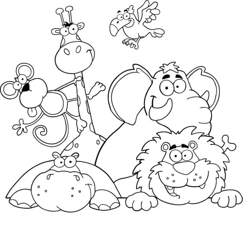 Dschungeltiere sehr süß