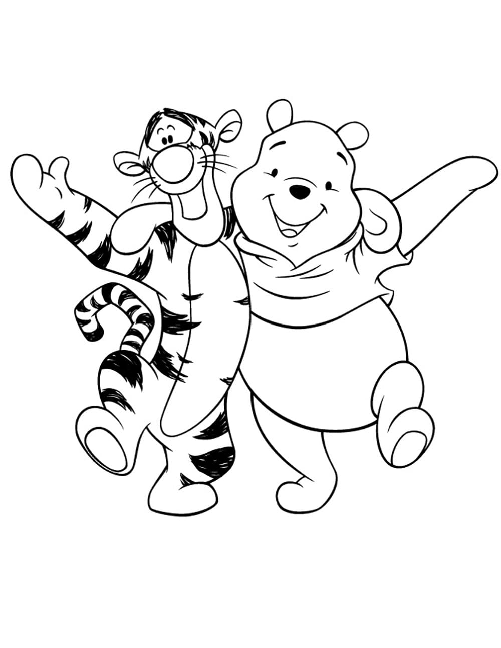 Freundschaft Tigger und Puuh