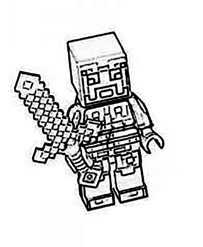 Lego Minecraft Bild