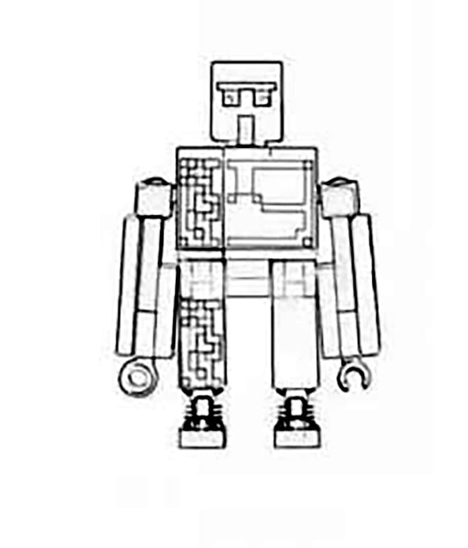 Lego Minecraft robot