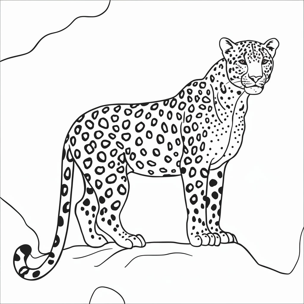 Leopard schönes Bild