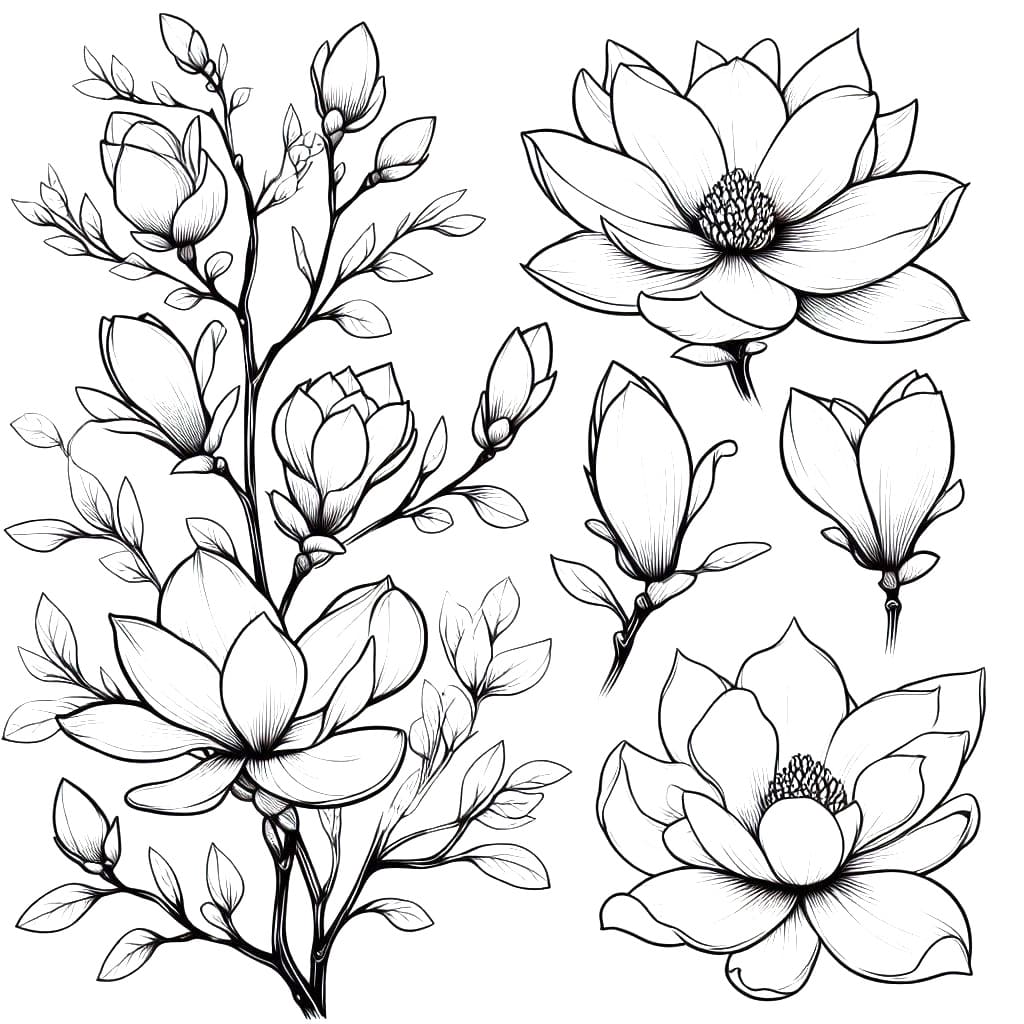 Magnolie im Frühling