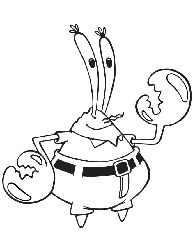 Mr. Krabs lächeln