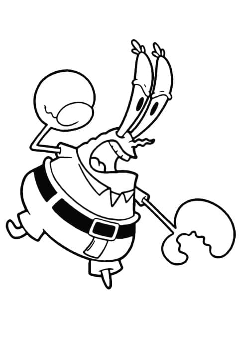 Mr. Krabs wütend