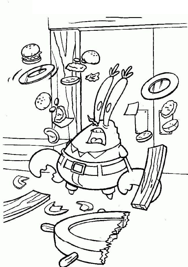 Überrascht Mr. Krabs