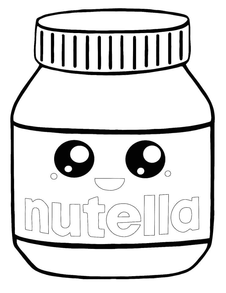 Kawaii Nutella Bild
