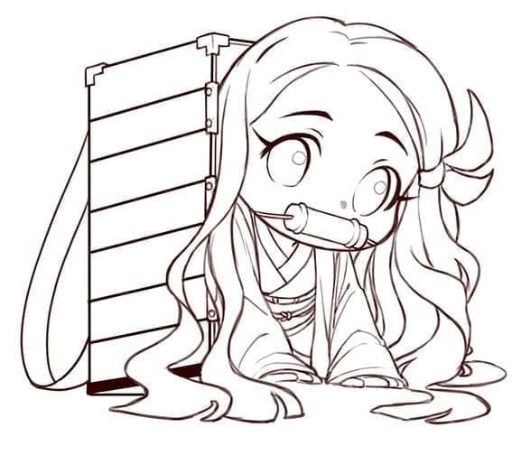 Süßer Chibi Nezuko Kamado