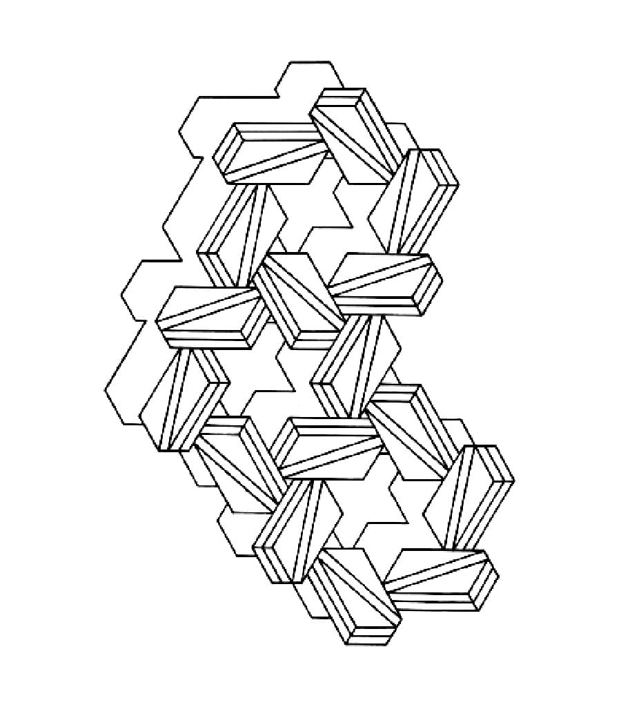 3D-Überraschungen Optische Täuschungen