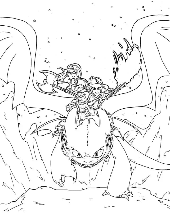 Astrid, Hicks und Ohnezahn