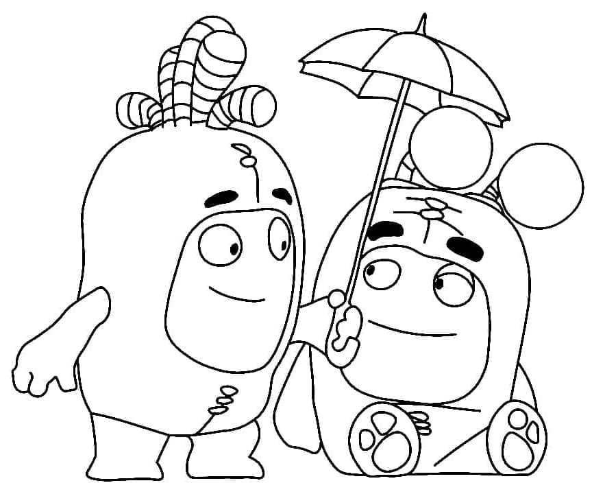 Bubbles und Slick von Oddbods