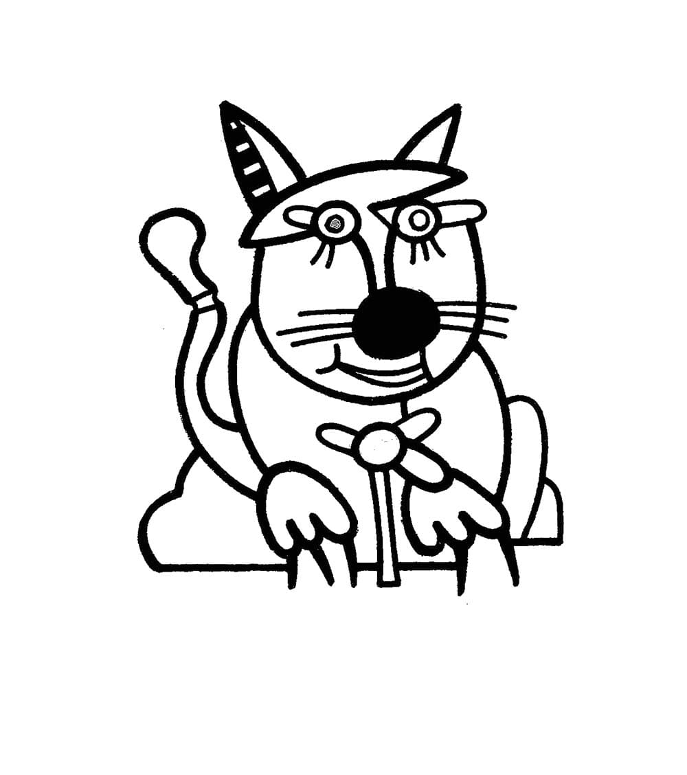 Druckbares Otmar Alt Tier