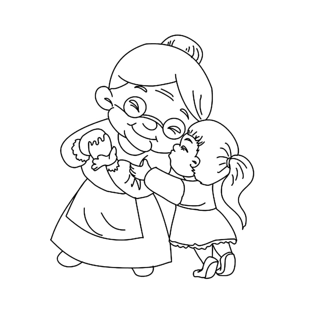 Ein sanfter Kuss für Oma